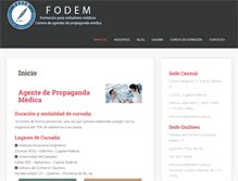 Tablet Screenshot of fodem.com.ar